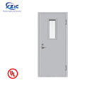 Steel anti fire door School Interior 45mm thickness Single Leaf Door design With UL Listed